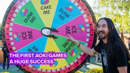 Steve Aoki raises $250 for brain research with 'The Aoki Games'