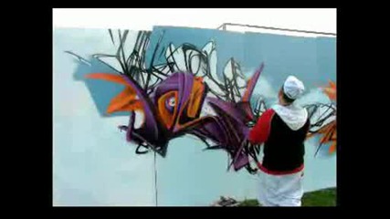 Graffiti - C3p Circus Wall