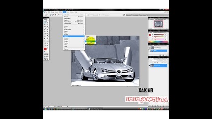 Photoshop Урок - Как да светнем фаровете на кола