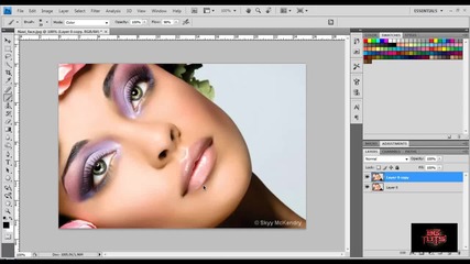 Iztrivane na grim ot snimka - Photoshop -