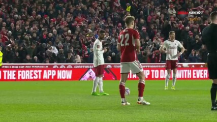 Нотингам - Манчестър Юнайтед 0:0 /първо полувреме/