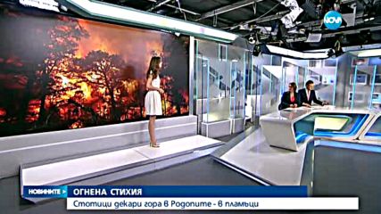 ОГНЕНА СТИХИЯ: Стотици декари гора в Родопите - в пламъци