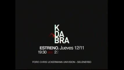 Cuarto promo Kdabra - Foro Chris Uckermann 