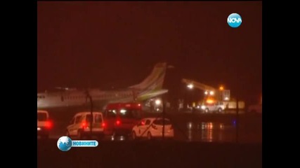 Самолет излезе от пистата при кацане на остров Тенерифе