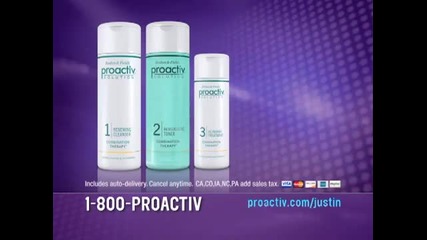 официалната реклама на Justin Bieber за Proactiv 