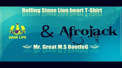 (2012) Dada Life Afrojack - Rolling Stone Lionheart T-shirt