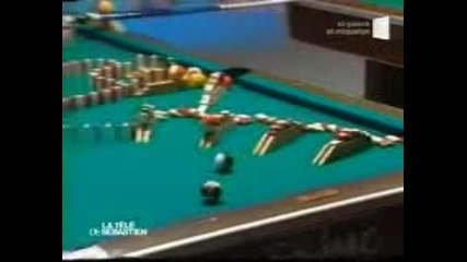 Домино върху билярд!нещо невероятно 