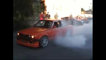 BMW E30 325 Turbo Burnout - 700hp Orange Beast