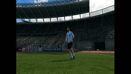 Fifa 2011 Argentina vs Gimnastic Gameplay част 2.
