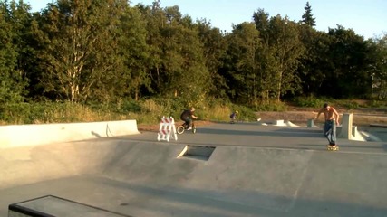 Bmx Stunts Bellingham Skate Park 