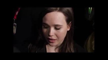 Ellen Page atalking about her work on Juno 