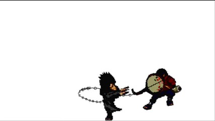 Madara vs Hashirama (naruto sprite) 