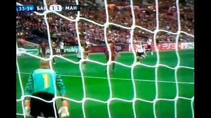 почeтния гол на Rooney срещу Barcelona 1:3 / финал Шампионска Лига 2011 / Уембли, Лондон
