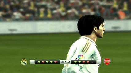 Real Madrid - Arsenal - Дузпи (pes 2012)