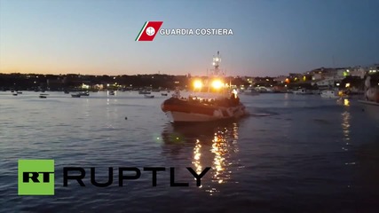 Italy: Coast guard picks up 86 migrants at sea near Libya