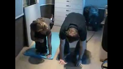 Trish and mad dog doyoga