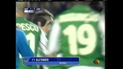 2002 Real Betis Spain 1 Auxerre France 0 Uefa Cup