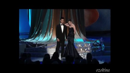 Kristen Stewart and Taylor Lautner at Oscar 2010
