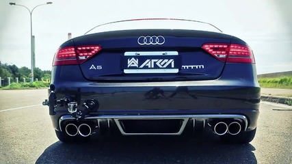 Не звучи като обикновено Audi - A5 2.0 Tfsi Pure Exhaust Sounds With Armytrix Performance