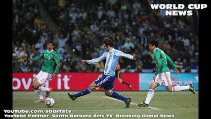 Argentina beat Mexico 3 - 1 2010 Fifa World Cup South Africa 