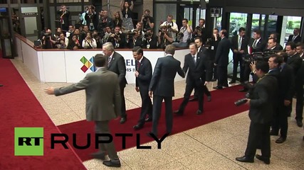 Belgium: Tusk and Juncker welcome Mexican President Pena Nieto to 7th EU-Mexico summit