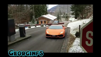 Шофьор с Lamborghini Hurucan инава през бариера без да спира Like a boss !
