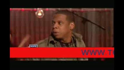 Jay Z ft Rihanna & Bono live 
