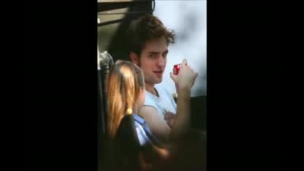 Rob Pattinson with his new,  very cute leading lady