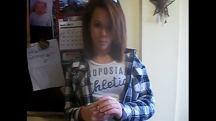 Maddy doing the Saltine Cracker Challenge