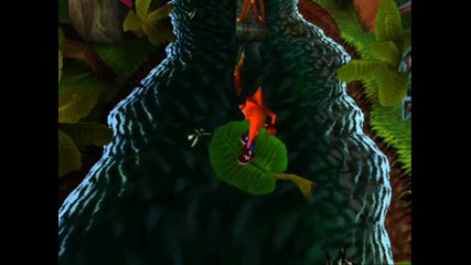 Crash Bandicoot 1 - Level 10 Up The Creek : Clear Gem 