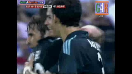 Cristiano Ronaldo Goal Espanyol - Real Madrid 0 - 3 (0 - 3 12/09/2009)