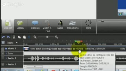 Camtasia tutorial A Interface do Camtasia - Licao 3