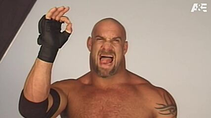 Goldberg reminisces about his path from the gridiron to the squared circle: Goldberg A&E Biography: Legends sneak peek