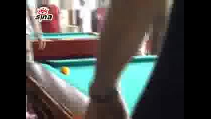 Shanghai Masters - Selby and Holt playing pool