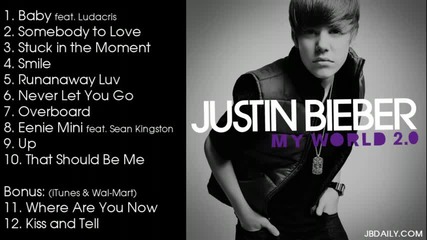 Justin Bieber - My World 2.0 (track List) 