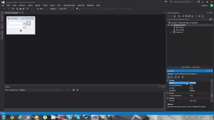 Клакулатор на Microsoft Visual Studio 2013 (урок на Dimitrov)