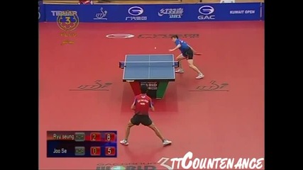 Тенис на маса: Ryu Seung-min - Joo Se Hyuk