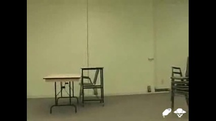 Идиот Се Удря Много Здраво В Чин
