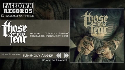 Those Who Fear - Unholy Anger