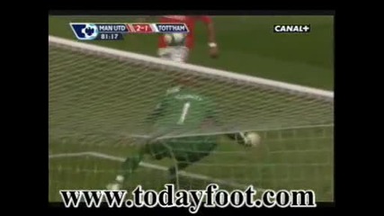 Manchester United vs Tottenham 2:1 (nani) 