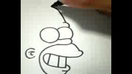 Как се рисува Homer Simpson