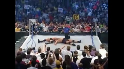 Brock Lesnar Vs. Big Show (ring Collapses) (hq)