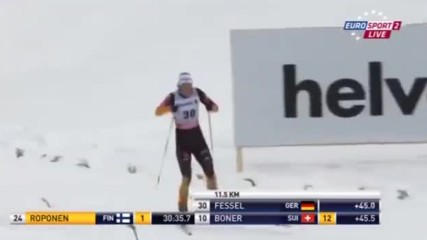 Womens 15km at World Cup 2013-2014 Davos