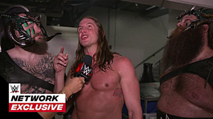 Riddle celebrates his win with The Viking Raiders: July 5, 2021
