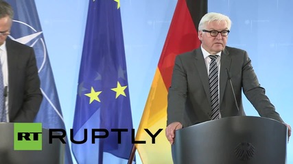 Germany: Steinmeier and Stoltenberg talk strategic consequences of Greek crisis