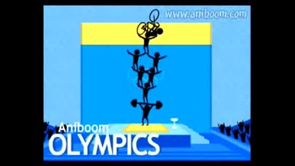Олимпийските игри 2008 - Какво Може Да Се Случи При Една Малка Грешка - Смешна анимация