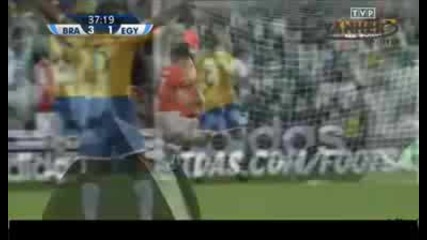 Brazil vs Egypt 4 - 3 [15 06 09] Fifa Confederations Cup 2009 Group B