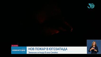 Три големи пожара в Югозападна България