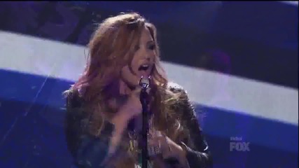 Ще настръхнете от това изпълнение! American Idol! Demi Lovato - Give Your Heart A Break (hd)