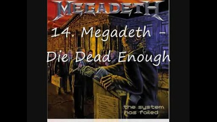 top 20 metal rock songs